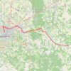 Itinéraire Angoulême-Marthon, distance, dénivelé, altitude, carte, profil, trace GPS