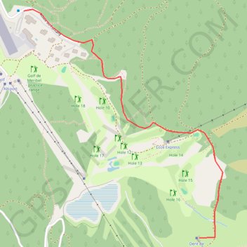 Itinéraire sentier des animaux, distance, dénivelé, altitude, carte, profil, trace GPS
