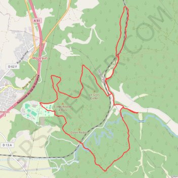 Itinéraire Venelles-Grand Collet et Collet Blanc, distance, dénivelé, altitude, carte, profil, trace GPS