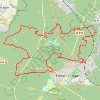Itinéraire Balade autour d'Avon, distance, dénivelé, altitude, carte, profil, trace GPS