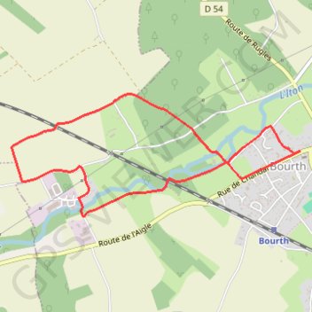 Itinéraire Circuit du Pré Saulé - Bourth, distance, dénivelé, altitude, carte, profil, trace GPS