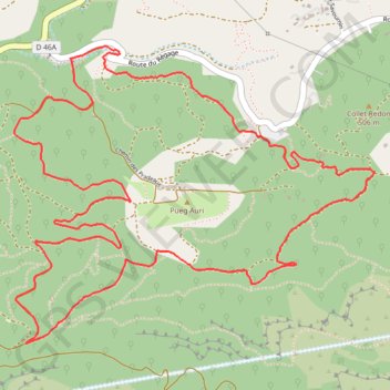 Itinéraire Pichauris - Allauch, distance, dénivelé, altitude, carte, profil, trace GPS