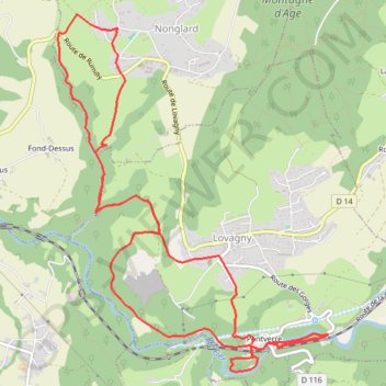Itinéraire Autour des gorges du Fier, distance, dénivelé, altitude, carte, profil, trace GPS