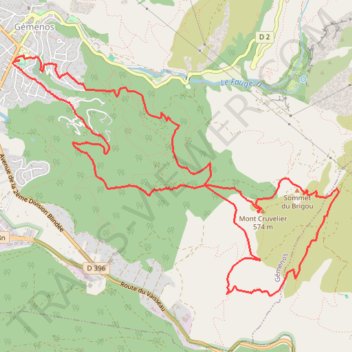 Itinéraire trail des belles gambettes 13km (2025), distance, dénivelé, altitude, carte, profil, trace GPS