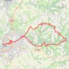 Itinéraire Albi Ambialet Sérénac, distance, dénivelé, altitude, carte, profil, trace GPS