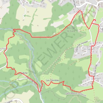 Itinéraire Autour de Cuvat, distance, dénivelé, altitude, carte, profil, trace GPS