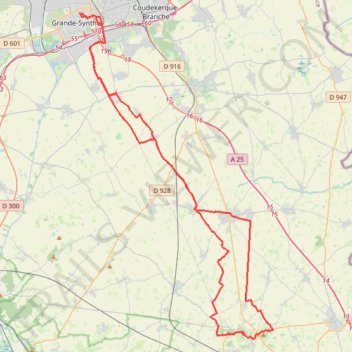 Itinéraire Tracé actuel: 12 MAI 2025 14:01, distance, dénivelé, altitude, carte, profil, trace GPS