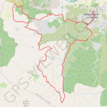 Itinéraire Randonnée nocturne des Lucioles - Parcours A, distance, dénivelé, altitude, carte, profil, trace GPS