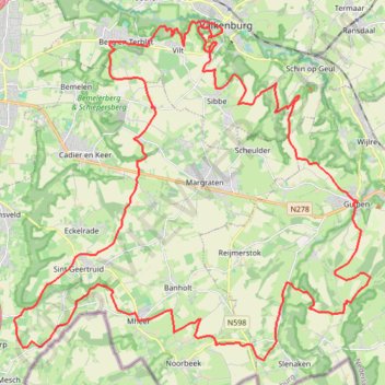 Itinéraire Mh2d 2024 - MTB Zondag - 50 km, distance, dénivelé, altitude, carte, profil, trace GPS