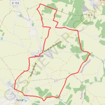 Itinéraire L'échappée belle - Pouillé, distance, dénivelé, altitude, carte, profil, trace GPS