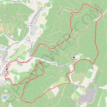 Itinéraire Lagnes et le Mur de la Peste, distance, dénivelé, altitude, carte, profil, trace GPS