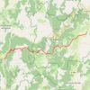 Itinéraire Les Vignes Caussignac, distance, dénivelé, altitude, carte, profil, trace GPS