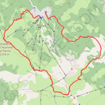Itinéraire Backcountry Ski à Risoul 1850, distance, dénivelé, altitude, carte, profil, trace GPS