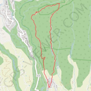 Itinéraire Makes - Les Canaux - Le Trou, distance, dénivelé, altitude, carte, profil, trace GPS
