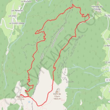Itinéraire ONmove 500 HRM - 05/09/2021, distance, dénivelé, altitude, carte, profil, trace GPS