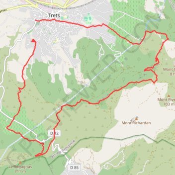 Itinéraire 20241018_121640.gpx, distance, dénivelé, altitude, carte, profil, trace GPS