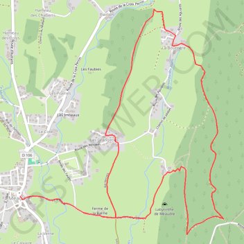 Itinéraire TDB23v1, distance, dénivelé, altitude, carte, profil, trace GPS
