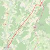 Itinéraire Allain - Neufchâteau, distance, dénivelé, altitude, carte, profil, trace GPS