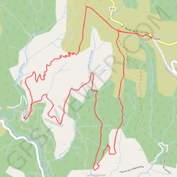 Itinéraire Thines … un joyau perché, distance, dénivelé, altitude, carte, profil, trace GPS