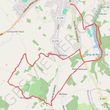 Itinéraire Tour de Miramont de Guyenne, distance, dénivelé, altitude, carte, profil, trace GPS