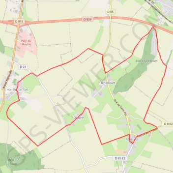 Itinéraire Le Vert Tilleul, distance, dénivelé, altitude, carte, profil, trace GPS