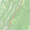 Itinéraire Les Ecouges - belvédère du Rivet, distance, dénivelé, altitude, carte, profil, trace GPS