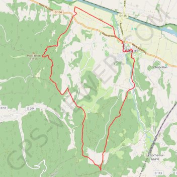 Itinéraire Vallée de la Drôme Diois - Val Brian, distance, dénivelé, altitude, carte, profil, trace GPS