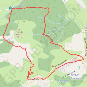 Itinéraire De Beuil au Col de l'Espau, distance, dénivelé, altitude, carte, profil, trace GPS