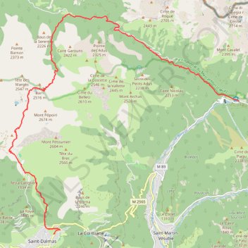 Itinéraire Randonnée le matin, distance, dénivelé, altitude, carte, profil, trace GPS