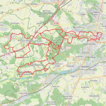 Itinéraire VTT80 La Tour 2022, distance, dénivelé, altitude, carte, profil, trace GPS