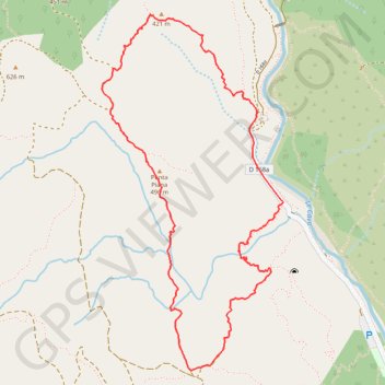 Itinéraire PR6 A Ranedda, distance, dénivelé, altitude, carte, profil, trace GPS