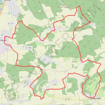 Itinéraire Véron pas Véronne, distance, dénivelé, altitude, carte, profil, trace GPS