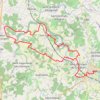 Itinéraire Jonzac boucles Seugne n°4 31 kms, distance, dénivelé, altitude, carte, profil, trace GPS