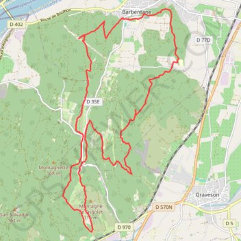 Itinéraire Frigolet, distance, dénivelé, altitude, carte, profil, trace GPS