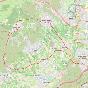 Itinéraire Oppidum de Murviel, distance, dénivelé, altitude, carte, profil, trace GPS