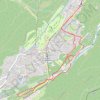 Itinéraire Les Praz de Chamonix (74), distance, dénivelé, altitude, carte, profil, trace GPS