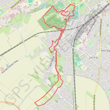 Itinéraire Ligne 1, distance, dénivelé, altitude, carte, profil, trace GPS