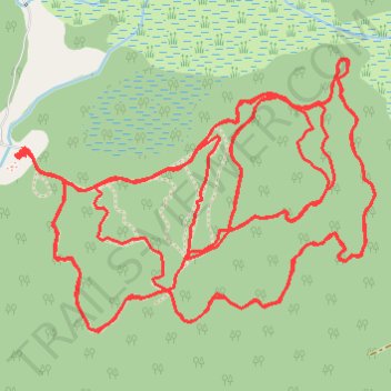 Itinéraire Domaine Kanawe MTB Mountain Biking, distance, dénivelé, altitude, carte, profil, trace GPS