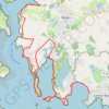 Itinéraire Tour du Golfe du Morbihan - Baden, distance, dénivelé, altitude, carte, profil, trace GPS