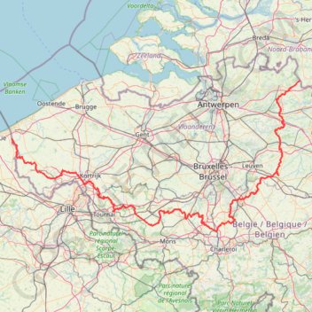 Itinéraire TET_B-01-NW_20230301, distance, dénivelé, altitude, carte, profil, trace GPS