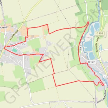 Itinéraire Les coquelicots, distance, dénivelé, altitude, carte, profil, trace GPS