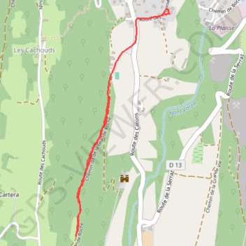 Itinéraire Le Bourget-du-Lac Randonnée, distance, dénivelé, altitude, carte, profil, trace GPS
