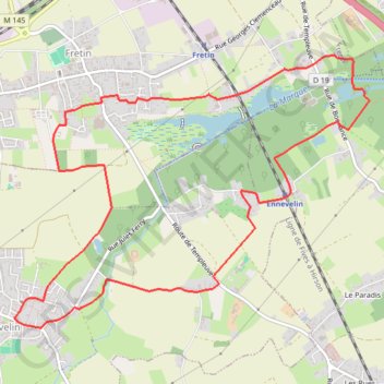 Itinéraire Circuit du Fourneau, distance, dénivelé, altitude, carte, profil, trace GPS