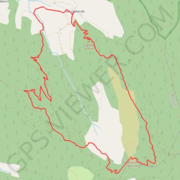 Itinéraire Montagne de la Grésière, distance, dénivelé, altitude, carte, profil, trace GPS