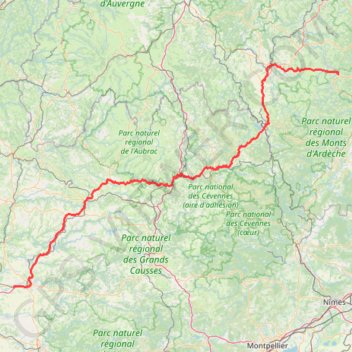 Itinéraire Route Napoléon J4 : Saint Agrève à Marssac-sur-Tarn, distance, dénivelé, altitude, carte, profil, trace GPS