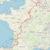 Itinéraire EuroVélo 3, distance, dénivelé, altitude, carte, profil, trace GPS