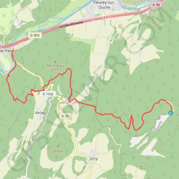 Itinéraire Jean sage partie 1, distance, dénivelé, altitude, carte, profil, trace GPS