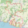 Itinéraire Cornouaille - Moëlan-sur-Mer, distance, dénivelé, altitude, carte, profil, trace GPS