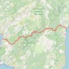 Itinéraire Record mare e mare centre en 10h19’34, distance, dénivelé, altitude, carte, profil, trace GPS