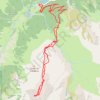 Itinéraire Breche du Lutussou ou du pourtet du Barbat, distance, dénivelé, altitude, carte, profil, trace GPS